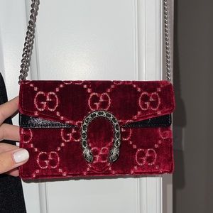 Gucci Dionysus super mini bag in Velvet